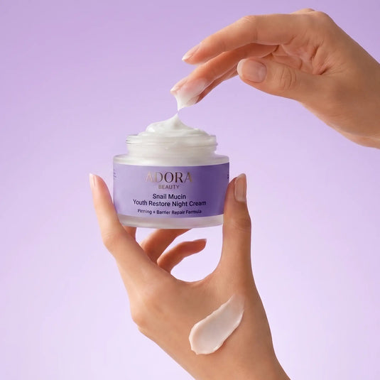 Translation missing: en.Adora Beauty Snail Mucin Face Cream – Hydrating Moisturizer for Skin Barrier Support 50g