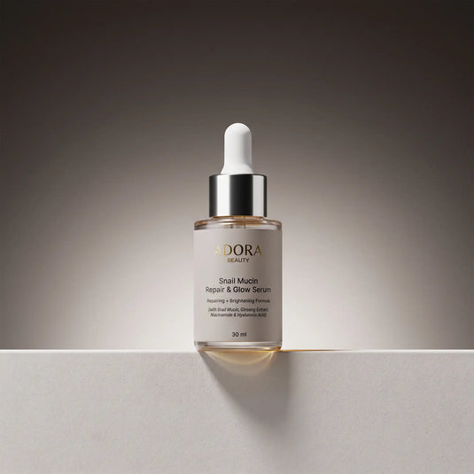 Translation missing: en.Adora Beauty Snail Mucin Serum – Niacinamide &amp; Ginseng Hydrating Face Serum 30ml