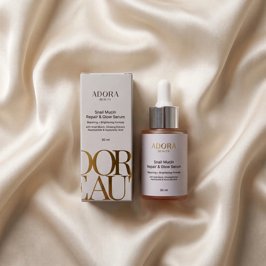Translation missing: en.Adora Beauty Snail Mucin Serum – Niacinamide &amp; Ginseng Hydrating Face Serum 30ml