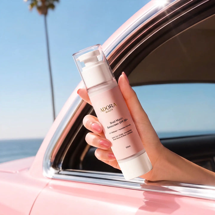 Translation missing: en.Adora Beauty Snail Mucin Sunscreen SPF 50 – Hydrating Daily Face Sunscreen 50ml