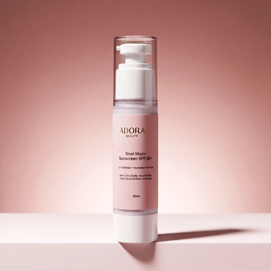 Translation missing: en.Adora Beauty Snail Mucin Sunscreen SPF 50 – Hydrating Daily Face Sunscreen 50ml