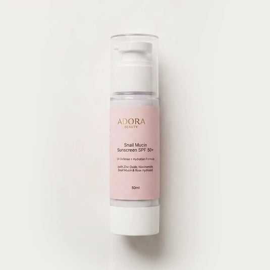 Translation missing: en.Adora Beauty Snail Mucin Sunscreen SPF 50 – Hydrating Daily Face Sunscreen 50ml